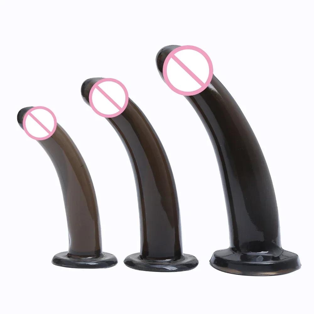 Silicon Anal Dildo Vibrators Women Butt Plug Silicon Artificial Penis Woman Sex Toy Adult Female Fantasy Dildo Toy For Gay