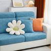 Jacquard Sofa Seat Cover Cushion Strech Warm Seat Covers Solid Color Armchair Slipcover Luxury Thick Couch Covers Pet Kid