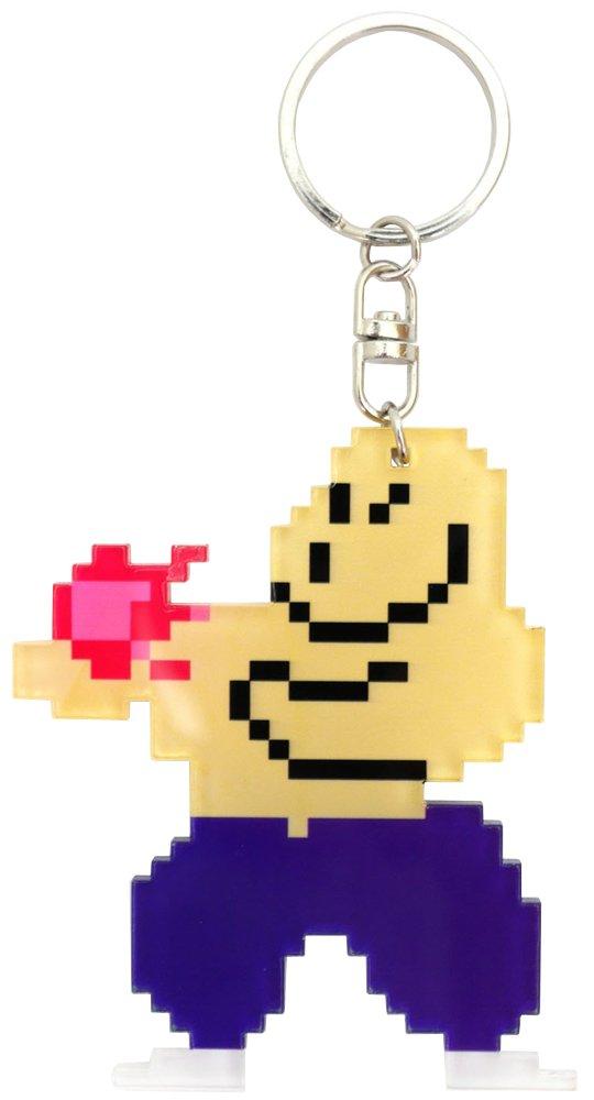 KONAMI BIG Acrylic Yie Ar Kung Fu Keychain