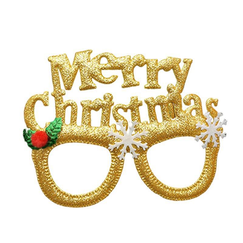 Weihnachts-Cartoon-Brillen - Geschenke für Erwachsene & Kinder, mit Weihnachtsmann, Schneemann und Geweih