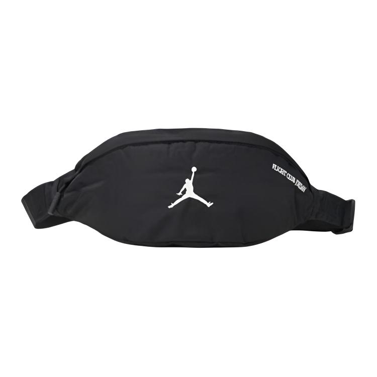 New Jordan Polyamide One Shoulder Crossbody Fanny Pack Unisex Black JD2533014AD-002