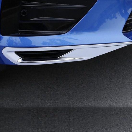 For Volvo XC60 2018 2019 SUV ABS Chrome Front Bumper Fog Light Lamp Cover Trim