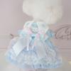 Pet Dog Winter Dress Poodle Teddy Cat Devon Rex Princess Style Knit Skirt Outfit