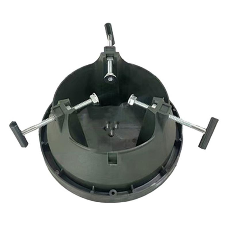 

Регулируемая подставка для рождественской елки со встроенным резервуаром для воды Сверхпрочная подставка для праздничной елки для помещения и улицы