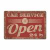 Route 66 Car Metal Dad's Garage Metal Tin Signs Poster Vintage Tinplate Retro Plaque Garage Man Cave Tire Shop Wall Art Decor