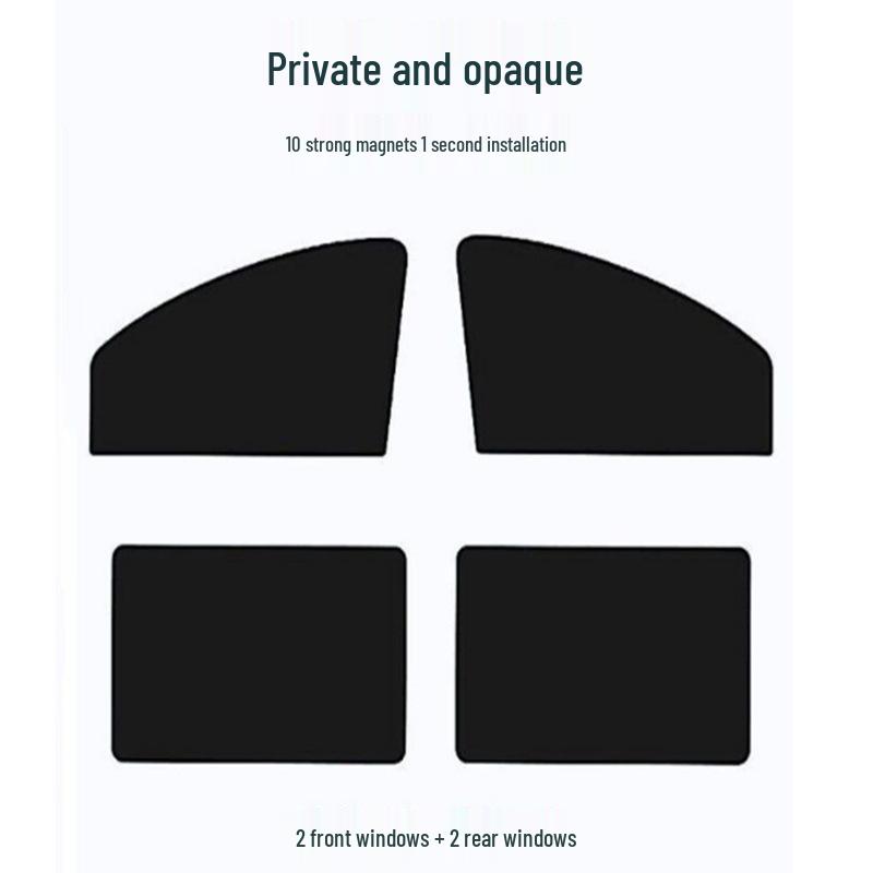 Magnetischer Auto-Fenster-Sonnenschutz und Moskitonetz: Wärmedämmung, Privatsphäre und Sonnenschutz
