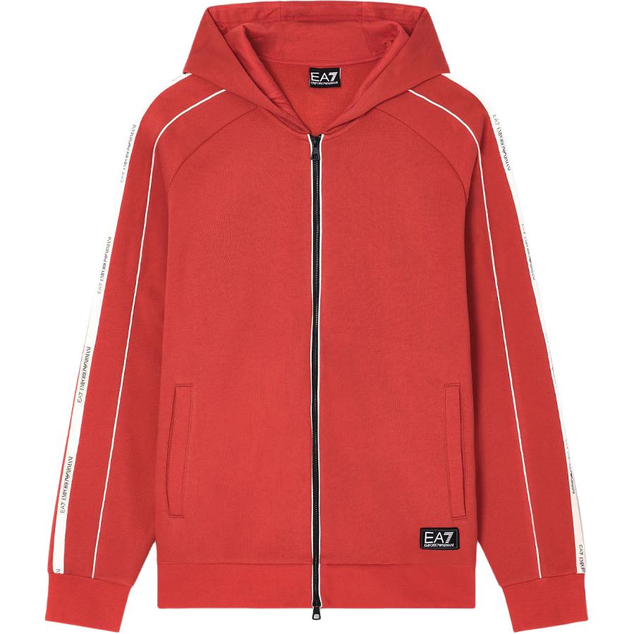 Emporio Armani EA7 Logo Series Cotton Blend Hooded Zip Logo Pocket Long Sleeve Sweatshirt Men sweatshirt 7M000973-AF10377-U5008 XL 14900₽