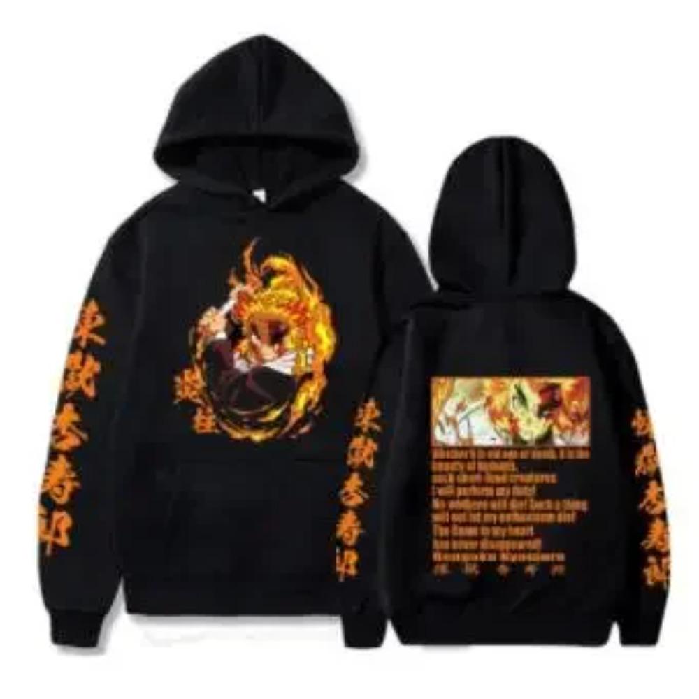 Harajuku Demon Slayer Plus Size Hoodie Kamado Nezuko Graphic Print Women Sweatshirts Long Sleeve Fashion Female Streetwear