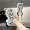 Casual Sports Velvet Running Shoes Autumn and Winter New Leather Platform Dad Shoes
