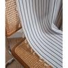 French Style Woven Cotton Linen Curtains Kitchen Window Semi-Sheer Decorative Panel Rod Pocket Grommet Hook