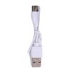 Portable Mini Handheld Fan Rechargeable 5 Speed Adjustment Compact Lightweight for Outdoor Desk Use with Base White