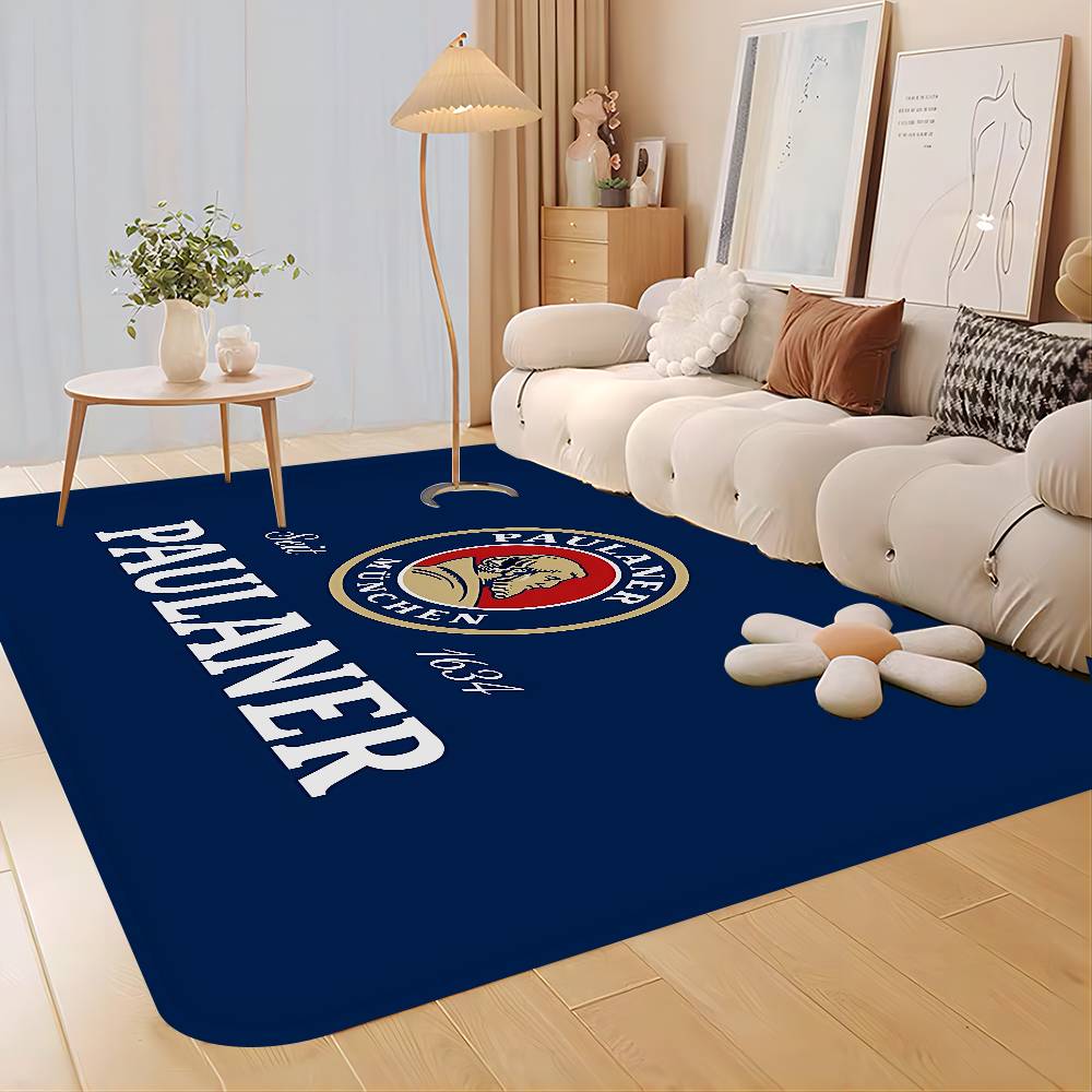 German Beer Paulaner Entrance Door Mat Nordic Style Bedroom Living Room Doormat Home Balcony Anti-Slip Modern Home Decor