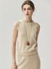 2025 Autumn/Winter Women's Cashmere Knit Vest: Soft, Skin-Friendly, Warm Tank Top for Versatile Layering