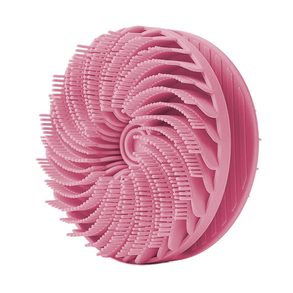 Dual Sided Silicone Bath Brush For Gentle Exfoliation And Deep Cleansing With Ergonomic Handle