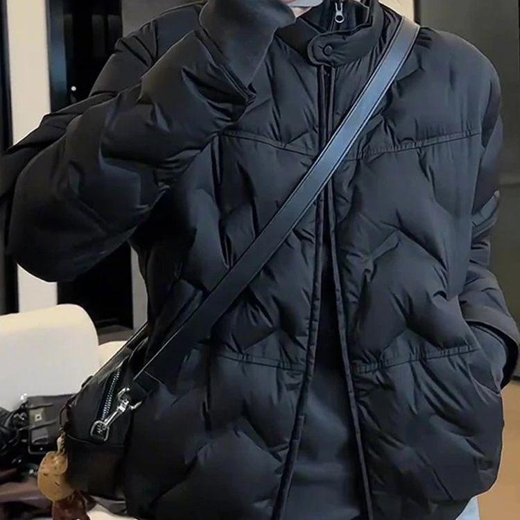 Light down cotton clothes women's autumn and winter new products short stand-up collar fashion warm versatile early winter coat