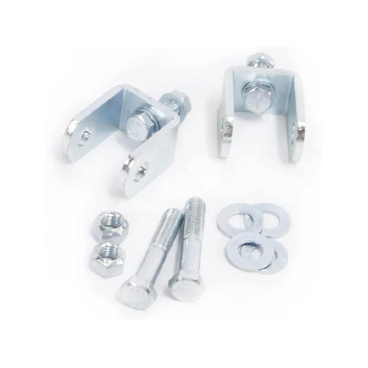 Shock Stem Eliminator Kit Front Upper Shock Mount Adapter Kit for Jeep TJ/XJ/MJ/ZJ/WJ/JK for 3/8 & M10 Shock Bushing Hole