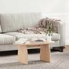 Coffee Table Brown 80 x 40 x 35 cm Solid Pine Wood