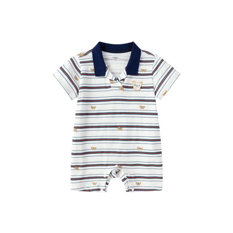 Balabala Baby Boy s Casual Color-block Romper 80