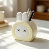 Cute Cartoon Creative Ceramic Oblique Insert Pen Holder Desktop Storage Organizer