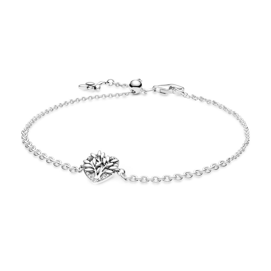 Pandora Heart Family Tree Cubic Zirconia Bracelet Women bracelets 599292C01 Box