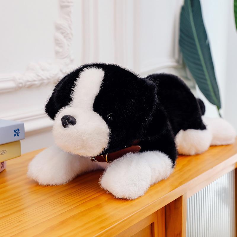 Myk og Søt Hund Plysjleke Søt Kjæledyr Golden Retriever Husky Hjemmedekorasjon Barn Beagle Dukke Kontor Midjestøtte