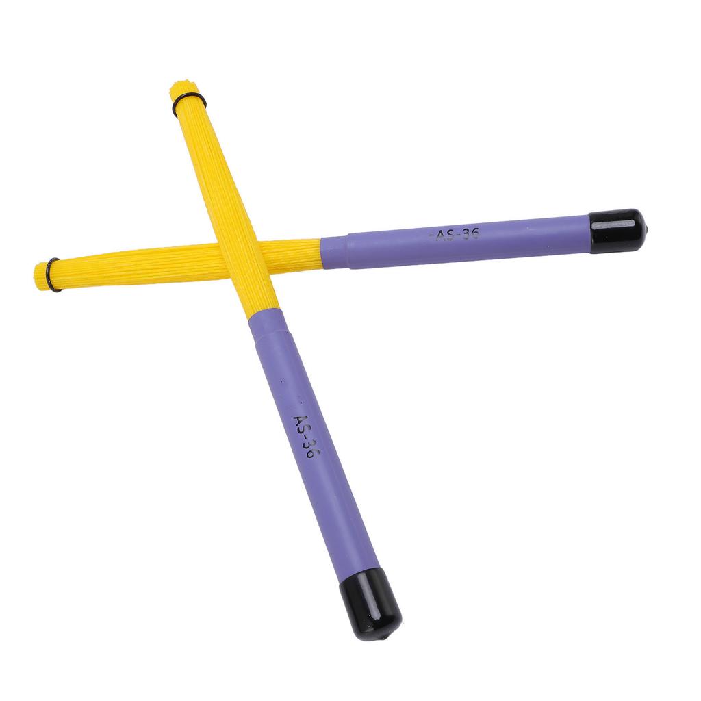 2 szt. Szczotki do cajona, wysuwane, bardzo elastyczny nylon, akcesoria perkusyjne do muzyki akustycznej