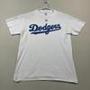 Camiseta LA Dodgers Los Angeles Majestic Gola Redonda Algodão Masculina Média M