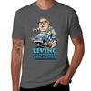 Living In a Van Down by the River TShirt Sweat Funnys Anime Fitted T Shirts for Men