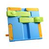 Foldable Plastic Reading Stand Adjustable Textbook Stand Folding Book Rest with Page Clips for Book Tablet Music Scores