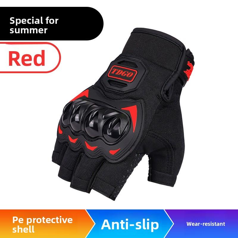 Motorcycle Gloves Rider Locomotive Non-slip All-finger Gloves Racing Off-road Riding Touchscreen Windproof Drop-resistant Gloves