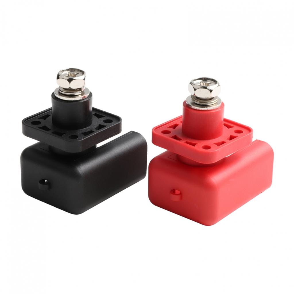 2pcs Through Wall Battery Energy Storage Copper Terminal High Current Connector