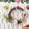 30CM Christmas Wreath Garland - Holiday Door Hanging Decoration for Home, Hotel, or Mall