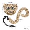 Halloween faux leopard print mask cos Leopard plush tail, full-face mask, leopard cat costume, stage performance prop