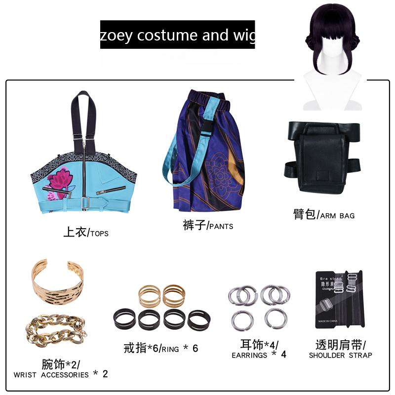 IN STOCK Size 110cm-150cm Huntrix Rumi Zoey Mira Cosplay Costume K-pop Demon Hunters Cosplay Idol Roleplay Halloween Outfit