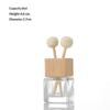 Empty Refillable Hanging Car Diffuser Bottles 21PCS 8ml Transparent Air Freshener Perfume Container Gift for Friends