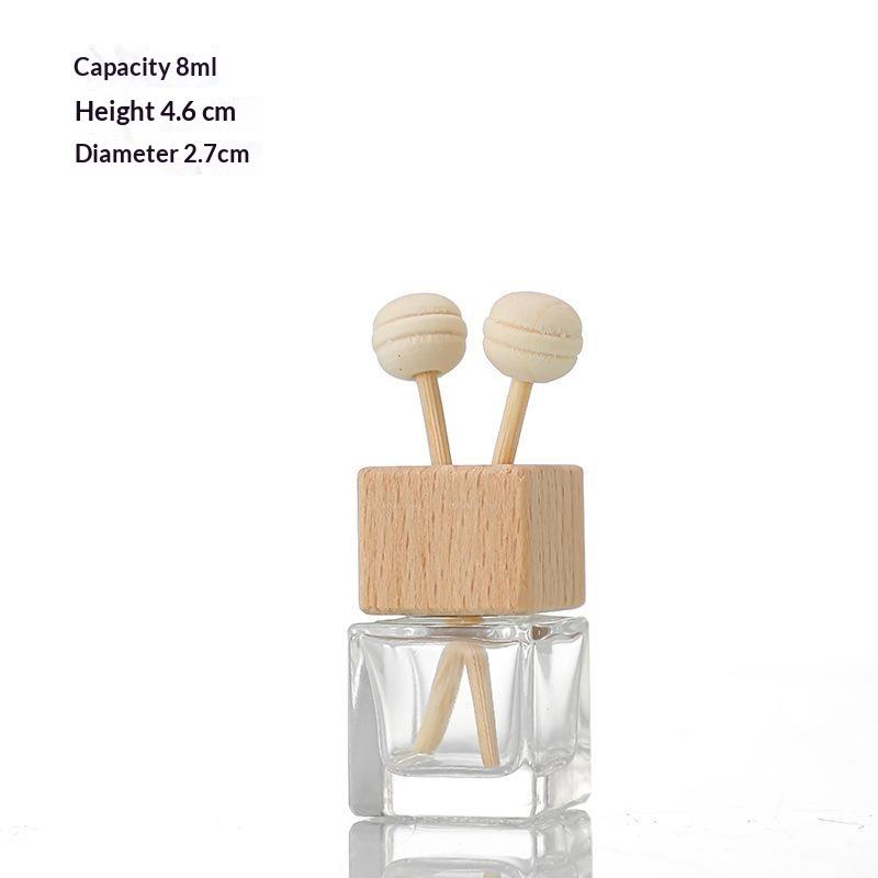 Empty Refillable Hanging Car Diffuser Bottles 21PCS 8ml Transparent Air Freshener Perfume Container Gift for Friends