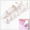 Dessert Decorators Nozzles Set Cake Decorating Icing Piping Cream Syringe Tips with 8 Nozzles