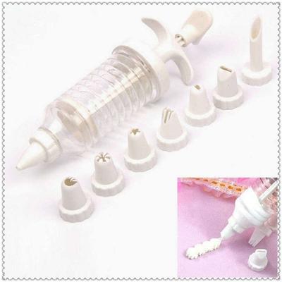 Dessert Decorators Nozzles Set Cake Decorating Icing Piping Cream Syringe Tips with 8 Nozzles