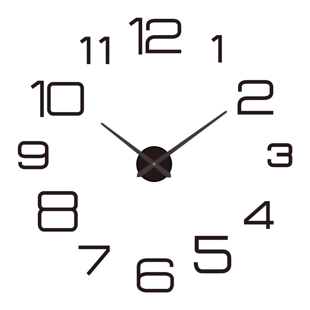 2D/3D Large Roman Numeral Acrylic Mirror Wall Clock Sticker Fashion DIY Quartz Clocks Watch Home Decoration Living Room Stickers