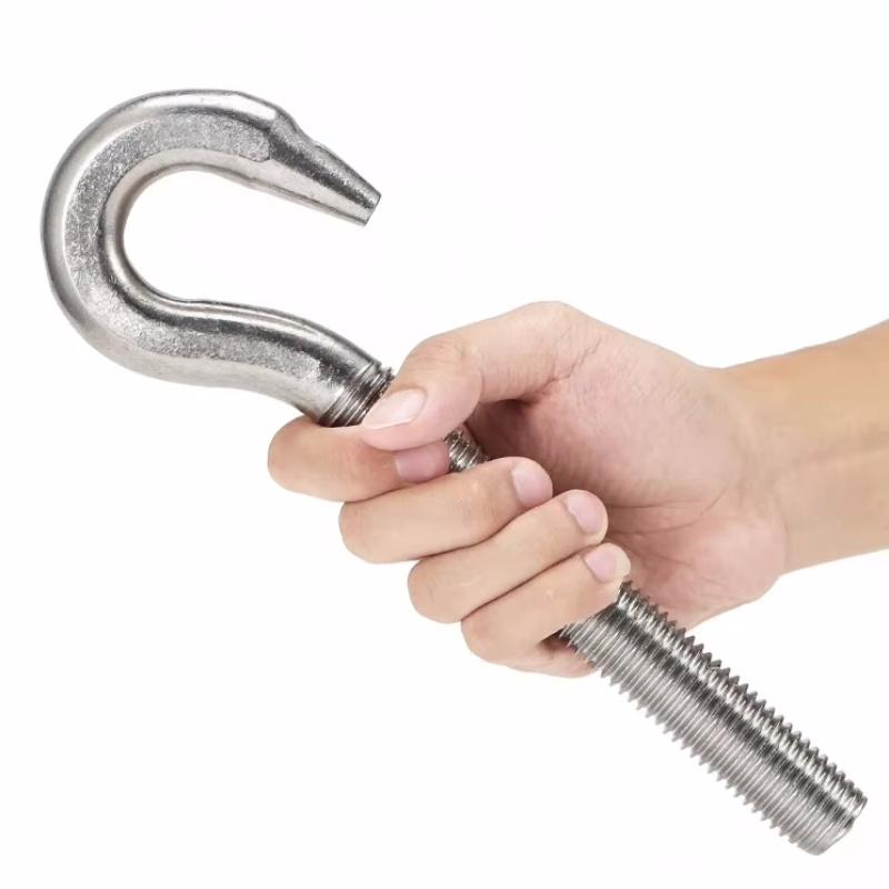 

Болт с кольцом из нержавеющей стали 304 M4 M5 M6 M8 M10 M12 M14 M16 M18 M20 M22 M24 Крюк для подвешивания Инструмент для крепежа M6-1pcs