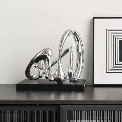 Abstraktní socha Minimalistická socha Dárek Kreativní Stolní Dekorace Dekorativní Ornament pro