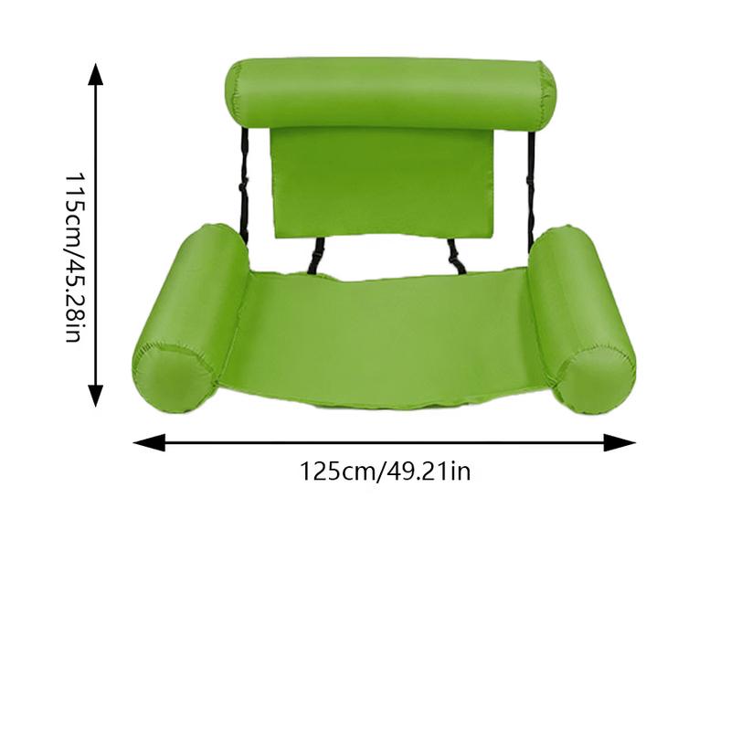 Foldable Inflatable Floating Lounge Chair
