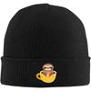 Cartoon Faultier Lustige Strickmützen für Unisex und Damen Einfache Süße Strickmütze Winter Weich Warm Dehnbar Dick Trendy Beanie Mützen Mütze