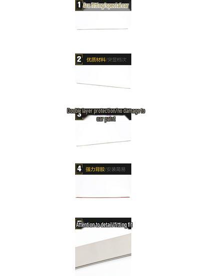 Q3 Tailgate Trim Sticker: Stainless Steel Rear Bumper Guard & Exterior Decor Accessory.