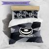 Portsmouth FC Printed 3PCS Bedding Set Breathable Duvet Cover with Pillowcases Decorative Bed Linen for Bedroom Home