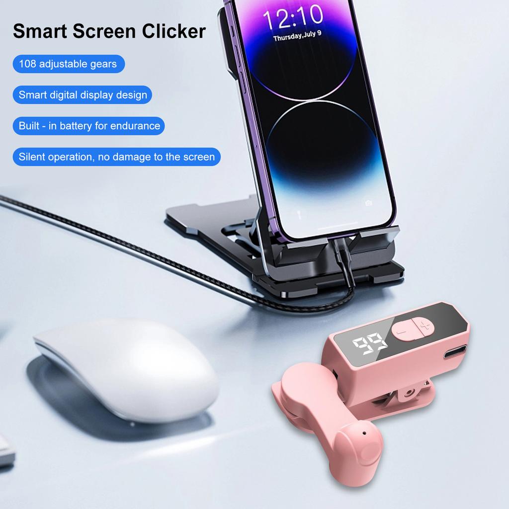 Smart Screen Tapper Useful Auto Clicker Phone Screen Device Speed Clicker For Rewarding Hosts On Living Streaming Screen Clicker