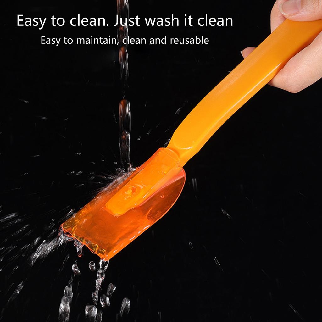 Rubber Grout Scrapers Set 5Pcs Flexible Squeegee Ergonomic Handle Perfect For Glass Metal Stone Surfaces Maintenance