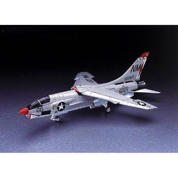 Hasegawa - maquette avion f-8e crusader hasegawa 07225 1/48ème maquette char promo - ref : 11016