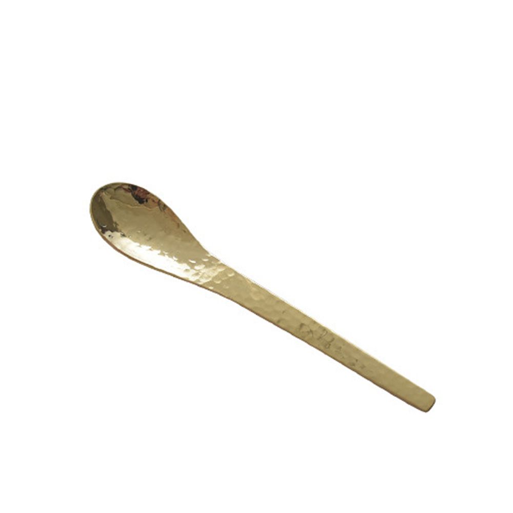 Handmade Metal Coffee Dessert 304 Stainless Steel Cake Teaspoon Stirring Spoon Fruit Fork Tableware