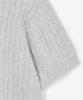 Tienjiti Cable Polo Washable Knit (Melange Gray) Tnsw6E206G2